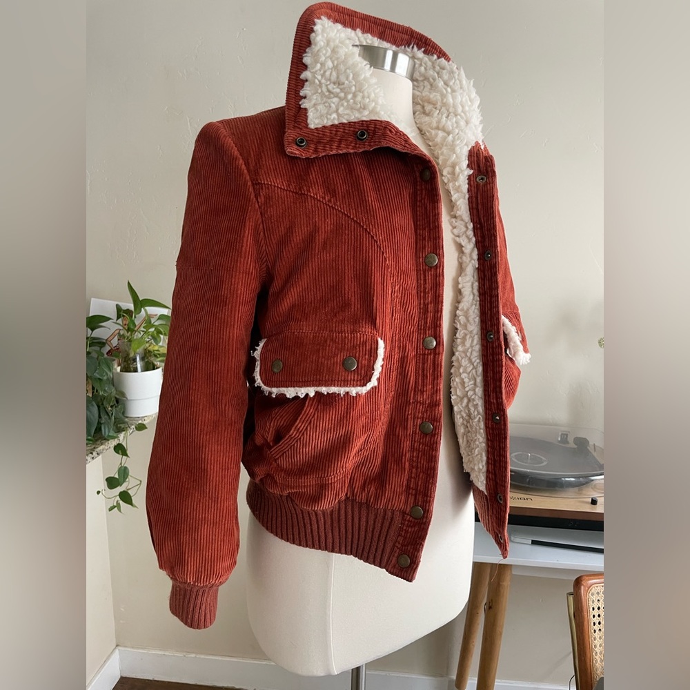 Vintage Corduroy Bomber jacket.